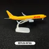 1 250 Metal Aircraft Model Replica DHL Cargo Transporter Airplane Scale Miniature Art Decor Diecast Aviation Collectible Toy 240408