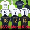 2023 2024 Real Madrids Bellingham Vini Jr Soccer Jerseys Kids Football Kits Socks 23 24 Child Home Away Third Football Jersey Shirt Camisetas Futbol Maillot