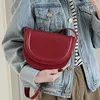 Schoudertassen Koreaanse rode tas voor vrouwen 2024 luxe designer single crossbody mode veelzijdige kleine handtassen