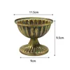 Vase装飾的な花瓶ヨーロッパの伝統的な盆地鉄urnプランターレストラン屋内オフィスリビングルームの装飾用の小さな植木鉢