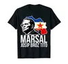 Magliette da uomo josip broz tito yugoslavia jugoslavija sfry t-shirt hip hop tops tops cotone topi