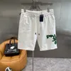 Été Nouveaux hommes Femmes Couple élastique taille verte Logo Lettre imprimé concepteur Coton Shorts Pantalon Longueur Mlxlxxl3xl4xl5xl