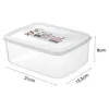 Storage Bottles Easy Access Refrigerator Box No Cross Flavor Fruit And Vegetable Classification Kitchen Sorting For Home