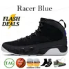 Med Box Jump Man 9 Herr Basketball Shoes 9s Particle Grey Powder Blue Fire Red Light Olive Concord Unc Bred Patent Anthracite Sports Sneakers Trainers