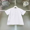 Popular baby T-shirt kids designer clothes Two tone logo printing girls Short Sleeve Size 100-150 CM boys tees summer child tshirt 24April