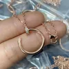 Rose Gold Design Mężczyźni i kobieta na bransoletę Sprzedaż online Nowe wszechstronne pokolenia Bransoletka okrągłe koraliki