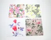 High Quality 100pcs Flower Printing Glasses Cloth Soft Suede Eyeglasses Cleaning Cloth Floral Cleaner 147x151mm Eyewear Accessorie4727615