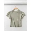 T-shirt a maniche corte per camicie da donna per donne top slim ed elastico estate sexy elastica