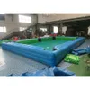 12mlx6mw (40x20ft) com 16 bolas de bilhar engraçado Billiard Sport Game Game de sinuca de futebol inflável, mesa de bilhar de futebol para parque de diversões com soprador