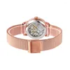 Armbanduhr Roségold weißes Zifferblatt Automatisch mechanisch wasserdichte Countdown -Datum Uhr Sapphire Glass Mirror Herrengeschenk