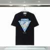 2024 Casablanc Designer Men T-shirt Set Masao San Print Mens Casual Shirt et Short Womens Loose Silk Shirt Tees Men Tshirt S-3xl