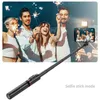 Selfie Monopods Roreta 2023 Nuevo trípode de selfie de selfie bluetooth plegable plegable con bluetooth relleno de aluminio ligero monopod Y240418