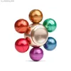 Jeux de nouveauté Fidget Ball Spinner Toys Metal Cool Magic Stress Finger Finger Spinner Toys Fidgeting Anti Anxiété Focus en acier inoxydable Fidget Toys Q240418