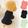 Vêtements de chien étincelant le challe de compagnie gratuit vêtements confortables CHAT CHAT CHAT CHAT SNECHEMENT COULEUR LÉGER POUR L'AUTONNE