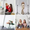 Continuous Lighting Photography studio LED lighting kit dimmable LED video light handheld fill light with lamp holder 24W 3200K-5500K photography Y240418