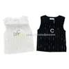 Strass tanks top vrouwen gebreide vest crew nek breien t shirt zomer mouwloze tanktops