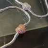 Braccialetti di fascino a caldo venduto di alta qualità autentico 925 braccialetti a catena di serpenti in argento sterling marca Bracciale Pandor Bracciale per donne