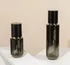 Storage Bottles 40ml Black Glass Vacuum Pump Bottle Serum/lotion/emulsion/foundation/toner Moisture Toiletskin Care Cosmetic Packing