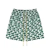 Shorts designer Rhude Shorts Summer Fashion Pants Uomini di alta qualità usura dei pantaloni viola neri rossi Mens Short Us Siize: S-XL