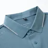 メンズポロス8xl 7xl 6xl 2024夏のハイエンドの快適な通気性シャツ男性トップビジネスカジュアルメンズポロシャツルースオム