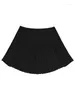Юбка юбка JK Плиссированная половина для похудения для женщин весна/лето сплошной цвет a-line с высокой талией Ultra Short M0ld