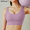 Bras aiithuug Push Up Sports Bra с дополнительным плечевым ремнем Бонд управление управлением бюстгальтером Тренировка фитнеса топ -фирма.