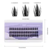 Manga Lashes 48 Cluster 3D Fulffy EXTENSION EXTENSION FLASE FLASE LASHES DRAMATIC LASH PAS