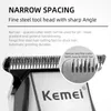 KEMEI-5027 Professionell hårklippskägg Skäggtrimmer för män Justerbar hastighet LED Digital Carving Clippers Electric Razor KM-5027 240418