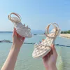 Casual Shoes Fairy Windy Sandal Women's Summer 2024 External Airable Flat Roman Large Size