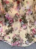 Blouses pour femmes Singreiny Floral Imprimé lave