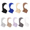 Bandanas Full Cover Neck Head Elastic Cotton Islamic Cap Muslim Turban Headscarf Hijab Hat