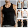 Erkek Tank Tops Gym Giyim Pamuk Singlets Canotte Vücut Geliştirme Stringer Top Erkekler Fitness Gömlek Kas Guys kolsuz yelek