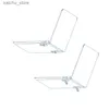 Other Computer Components Laptop Stand Radiator for Keyboard Holder Mini Portable Legs for Macbook Pro Huawei Notebook Aluminum Base Support Tools Y240418