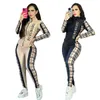 Women's Sportswear 2024 Nuovo designer Stampa a quadri Lettering Donne Luxury Cardigan Toppants a 2 pezzi Set