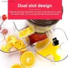 Juiceurs Masticissant lent Juicer Juice Cold Press Juice Extracteur Orange Citrus Juice Machine avec une large goulotte Motor silencieux Y240418