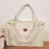 Сумки Ins Korean Baby Bead Bags Многофункциональные большие мощности Canvas Maternity Mommy Bag Bead Bear Emelcodery Bag Organizer