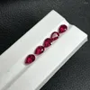 Diamants en vrac Meisidian Hand Faire 6x8mm 1,2 Carat Drop Shape Gemstone Lab Créé Ruby Grown