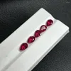 느슨한 다이아몬드 Meisidian 손 만들기 6x8mm 1.2 캐럿 드롭 모양 보석 실험실 생성 자란 루비