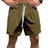 Shorts Shorts Med in vita maschio Casual Manual Sport Elastic Vacate estate Day Daily Culping Pocket