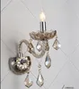 Wall Lamp European Beside Lamps Light Crystal Living Room Gold Candle Romantic Bedroom Lights