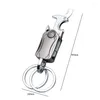 Keychains Creative Key Chain Bottle Opender Alloy Metal Keychain Pendant Décompression multifonctionnel Pigning Gyro Toy Men Gifts