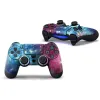 عصا التحكم Starry Sky Vinyl Protective Detective Scener for PS4 Controller Skin Sticker for PS4 Wireless Controller Gamepad