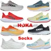 2024 One Hokah Clifton 8 Athletic Shoes Rrode Shoes Bondi 8 Carbon x 2 кроссовки шокирующие дорожную моду Mens Mens Top Top Designer Women Men Size 36-45