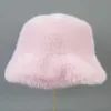 FKPW Berets valse nertsen furberse elegante dames winterdoppen nieuw ontwerp mode kunstmatige bont hoeden gebreide warme valse nertsen fur beanies hoed d24418