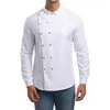 Men's T Shirts Business Dress Shirt Blouse Tops Office Slim Fit Casual Double Breasted Formal Long Sleeve Daily Fashion