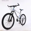 Cyklar Korea Gratis frakt Mountain Bike 26 tum 21/24Sped Urban Cycling Disc Brake Outdoor Cross-Country Bicyc L48