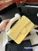 Classic 25CM Double Flap Bag Luxury Handbag Quilted Square Shoulder Bag Fashion Purse Totes Chain Bags Women Crossbody Bag Golden Metal Hardware Outdoor Sacoche