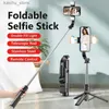 Selfie Monopods L13D Bluetooth Selfie Stick 1160mm erweiterte Version Wireless Smart Selfie Stick Tripod Telefonhalter für Android iOS Y240418