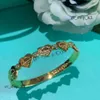 Tiffanyjewelry Womens Luxurys Tiffanybracelet Designer Biżuteria Bransoletka Lucky Link Charm Bransoletka Moda luksusowa biżuteria damskie prezenty świąteczne 2 kolor 618