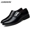 Casual Shoes Fashion Luxury Men Spring England Trend Pu Leather Breattable For Mane Footwear Loafers Flats Big Size 48